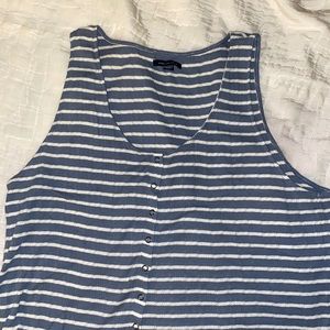 AE Tank: Blue and White: Never Worn